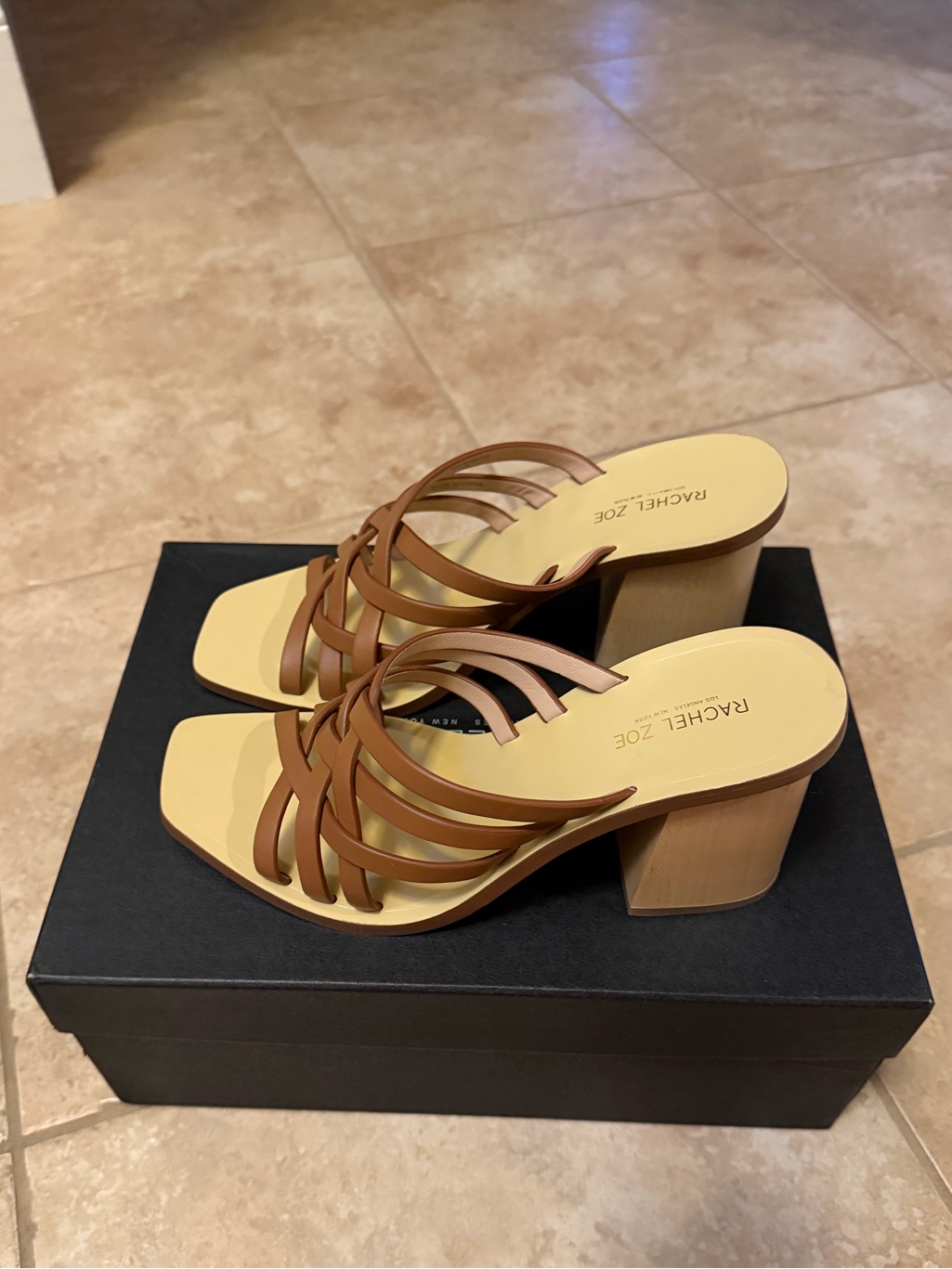 Zoe Rachel Zoe Women’s Kate Peep Toe Mule